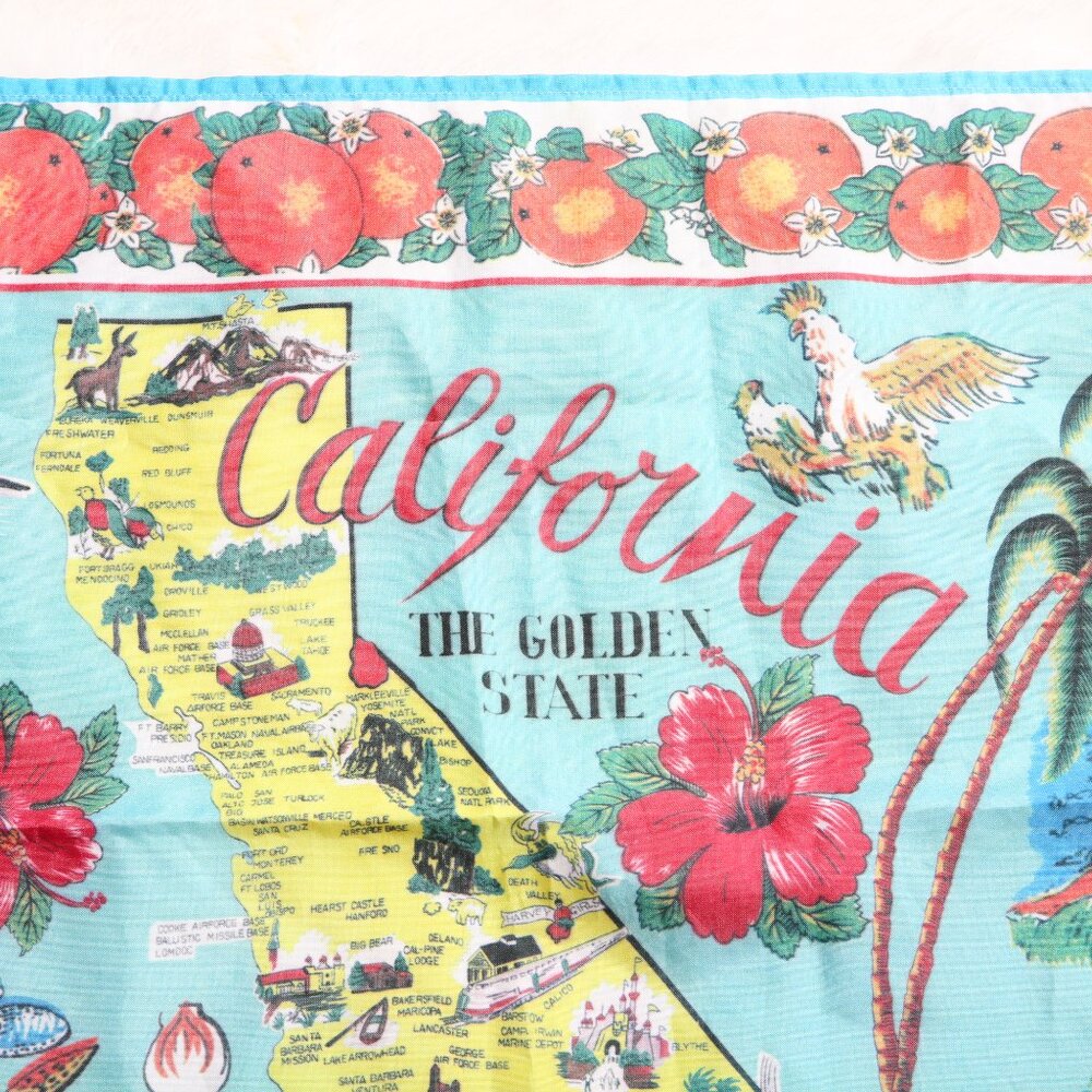 Vintage OP Ocean Pacific California Scarf